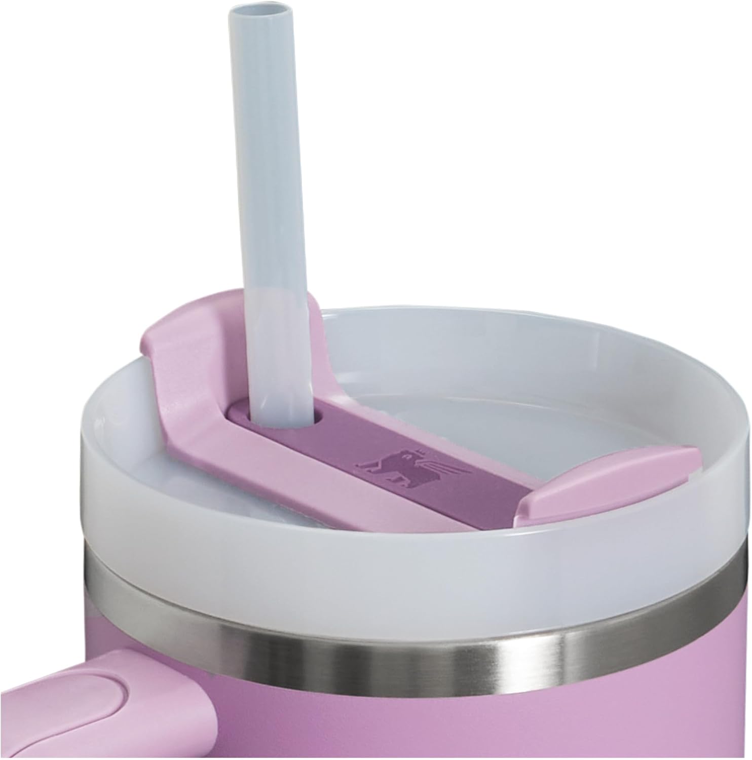 Stainless Steel Water Tumbler 40 Oz Cup Handle Straw Insulated Bottle Mug