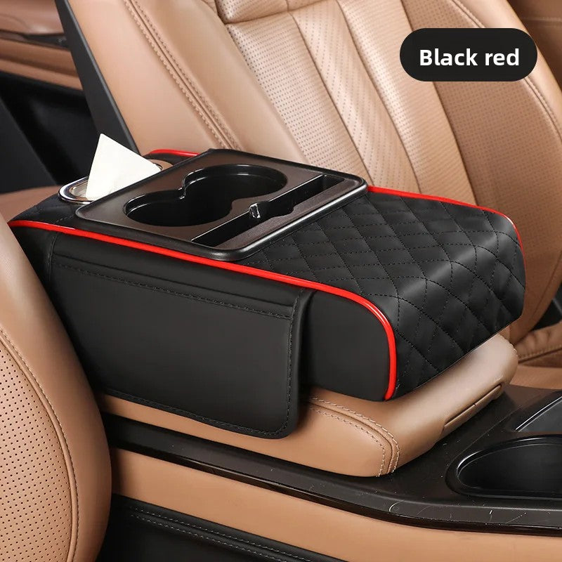 Multifunctional PU Leather Car Armrest Box Mat